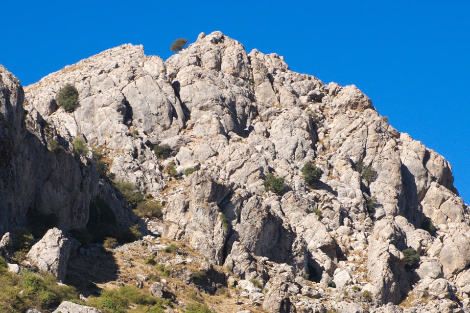 The northern side of the Penon de la Mata