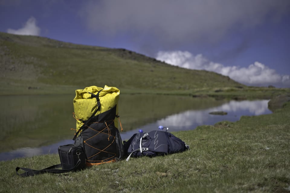 Resting alongside laguna Peñon Negro