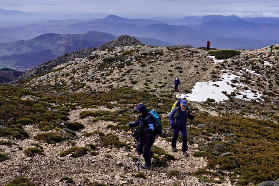 Nearing the summit of Pico Mágina 2165m