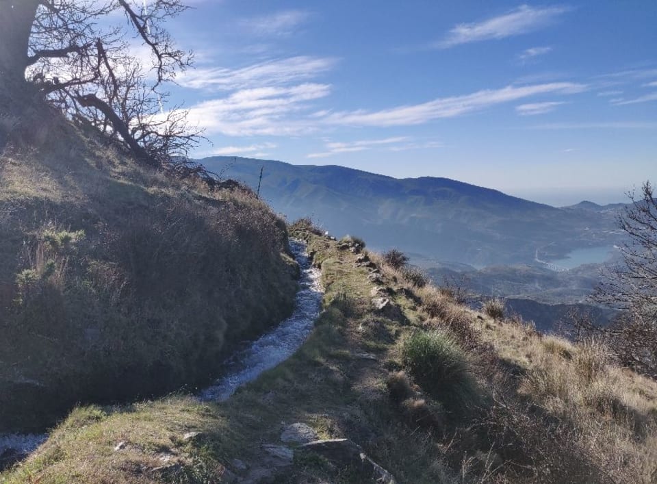 Walking along Alpujarra irrigation channels built by the Moors