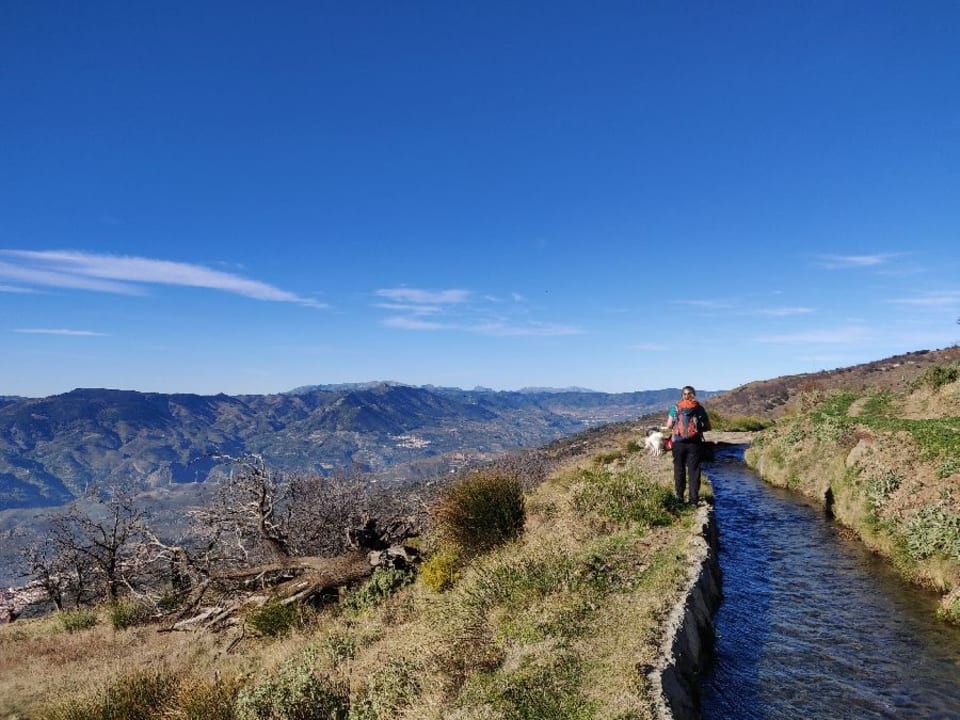 Walking along Alpujarra irrigation channels built by the Moors