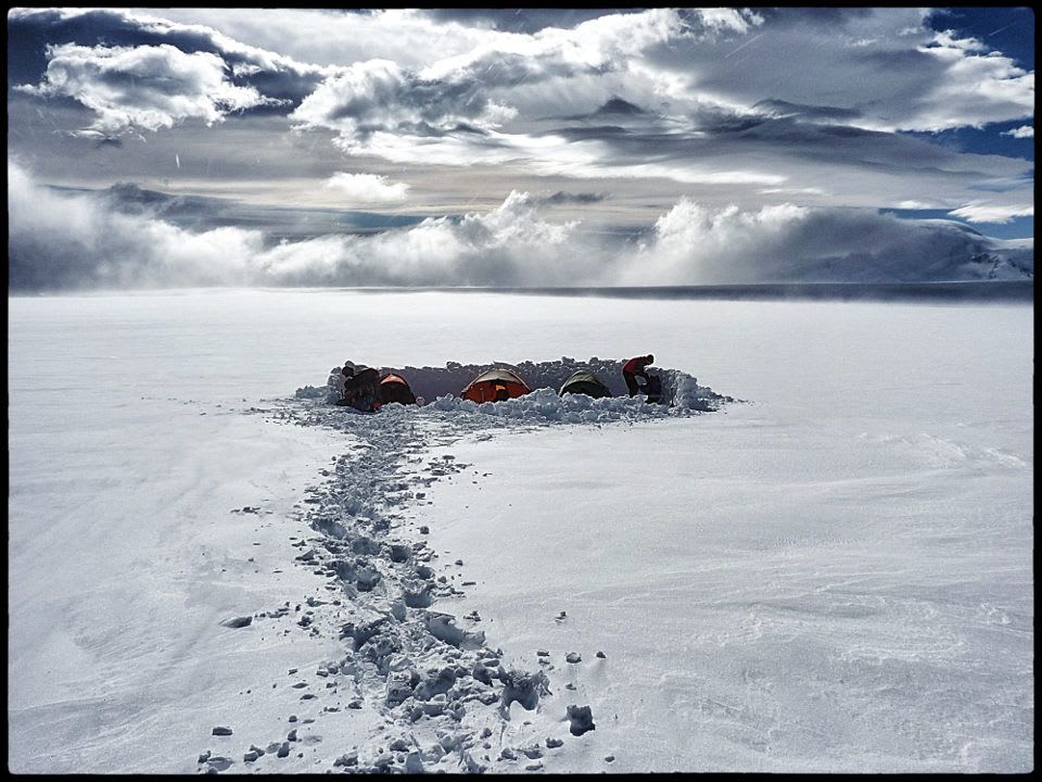 Isolated and far from help on the Patagonian Icecap