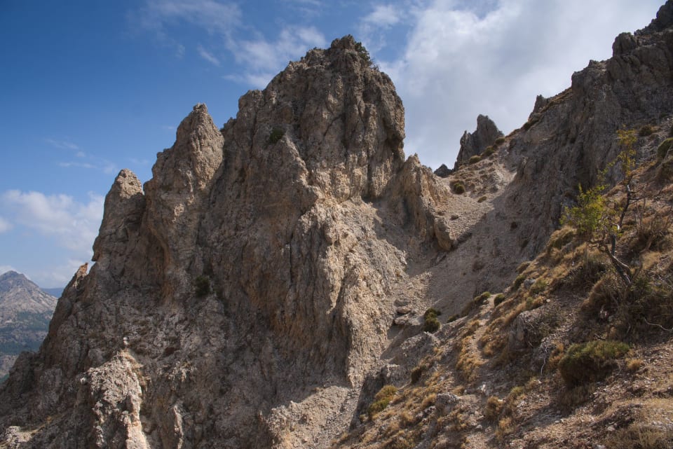 The summit pyramid