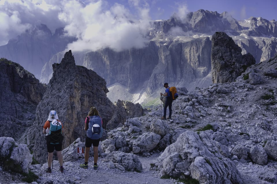 Wanderings on and off the Alta Via 2 trek in the Italian Dolomites