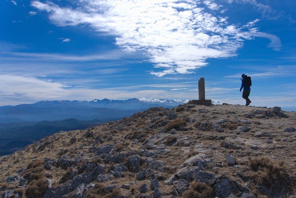 Ascent of Peña de la Cruz, Sierra de Huetor