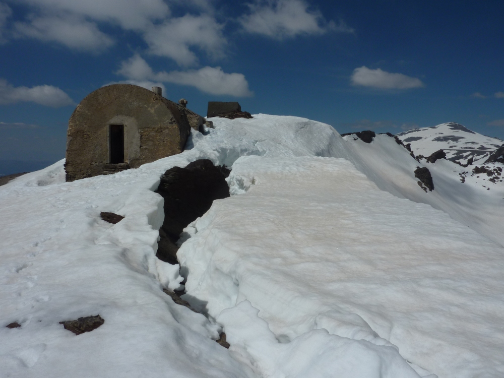 The Elorrieta Hut. I think this places gives the best views in the Sierra Nevada