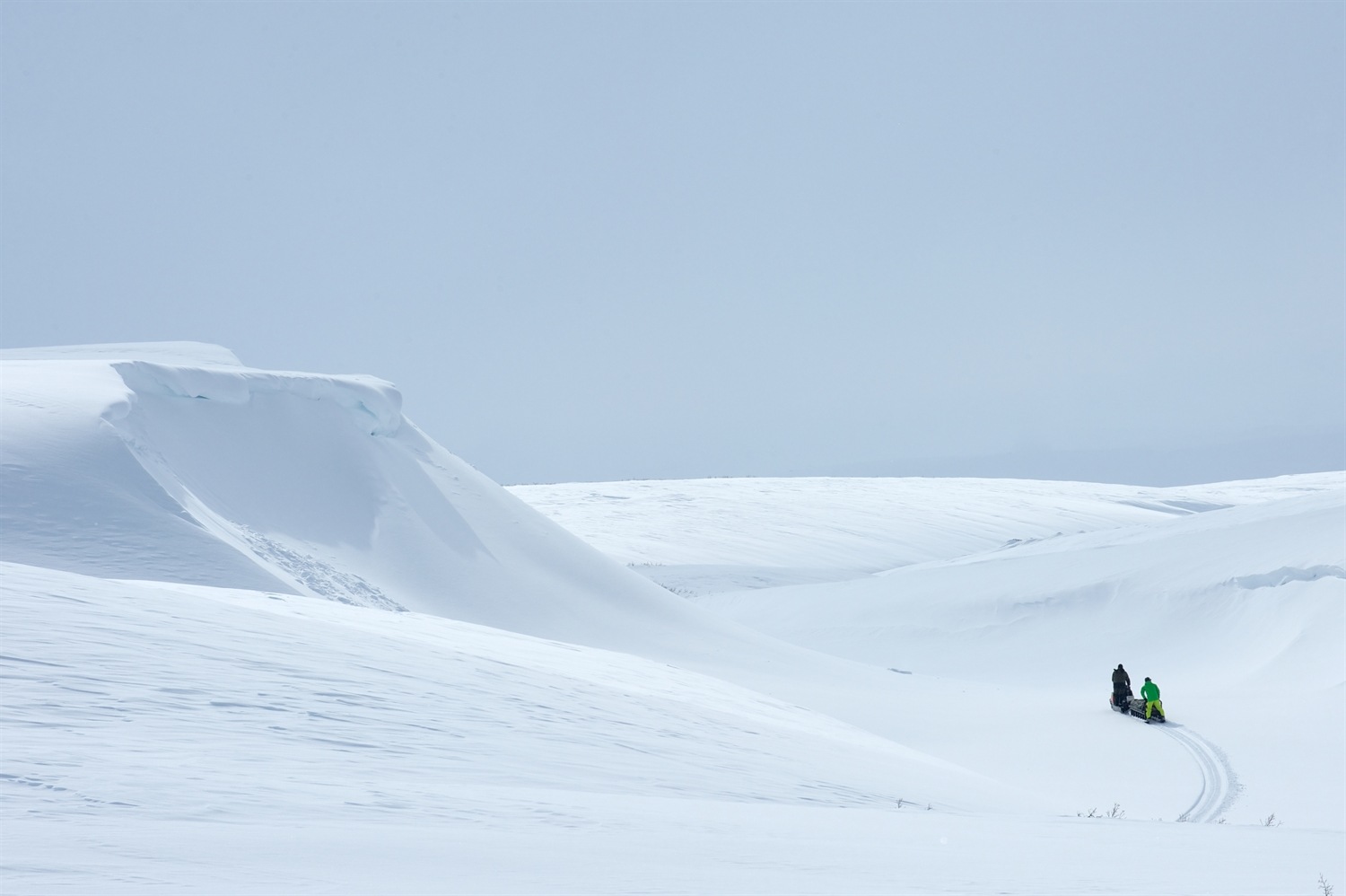 A beautiful day for a snowmobile ride. Photo courtesy of Martin Hartley
