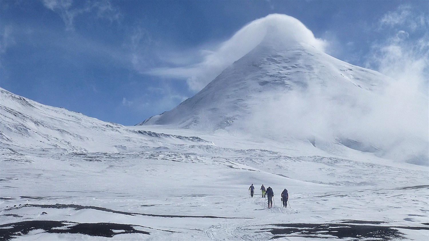 Walking now and very close to base camp