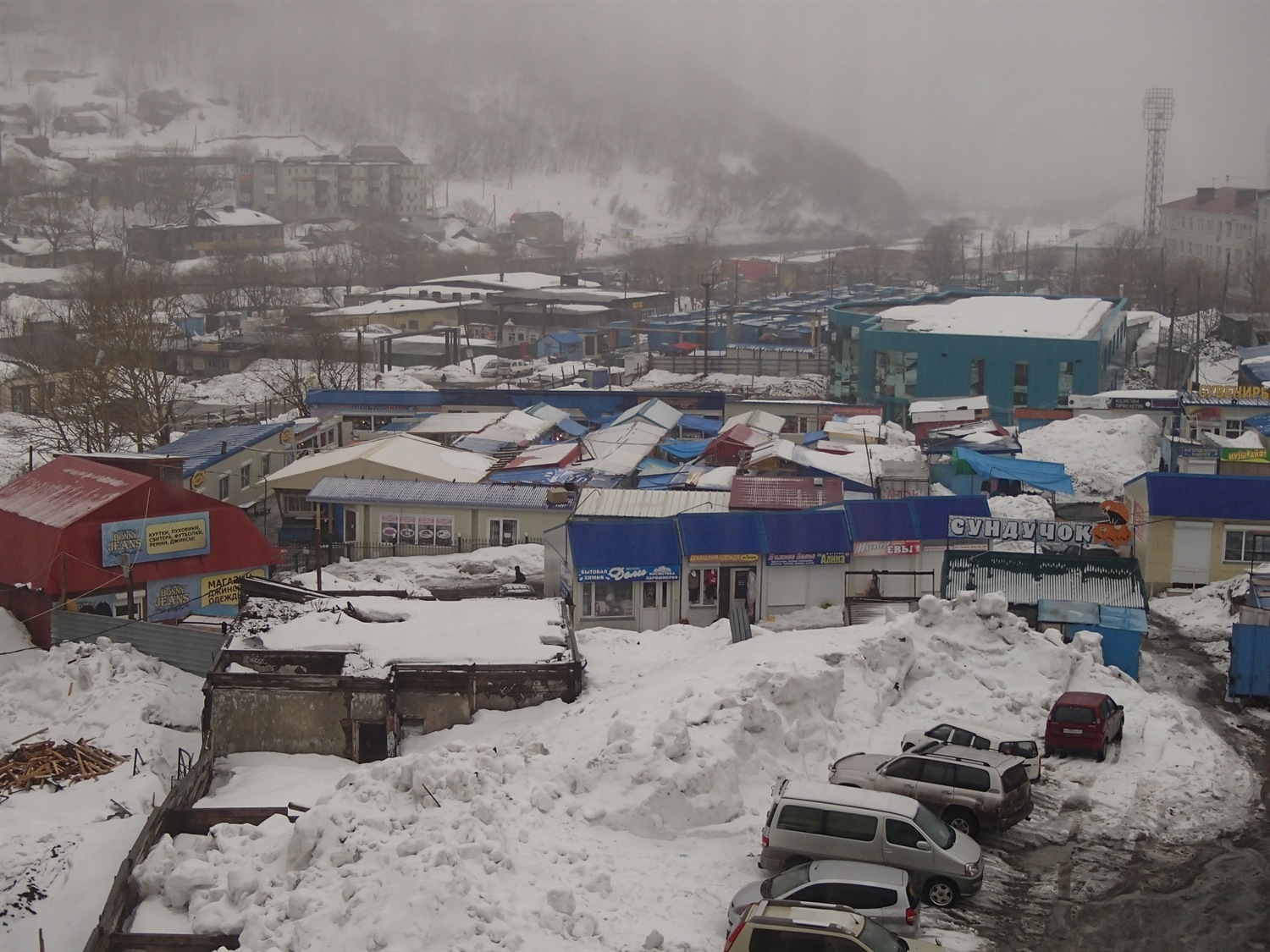 One of the markets we went to