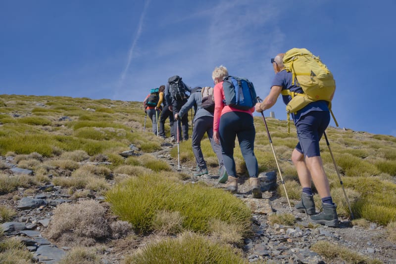 Ascent of Morron Sanuanero, Sierra Nevada