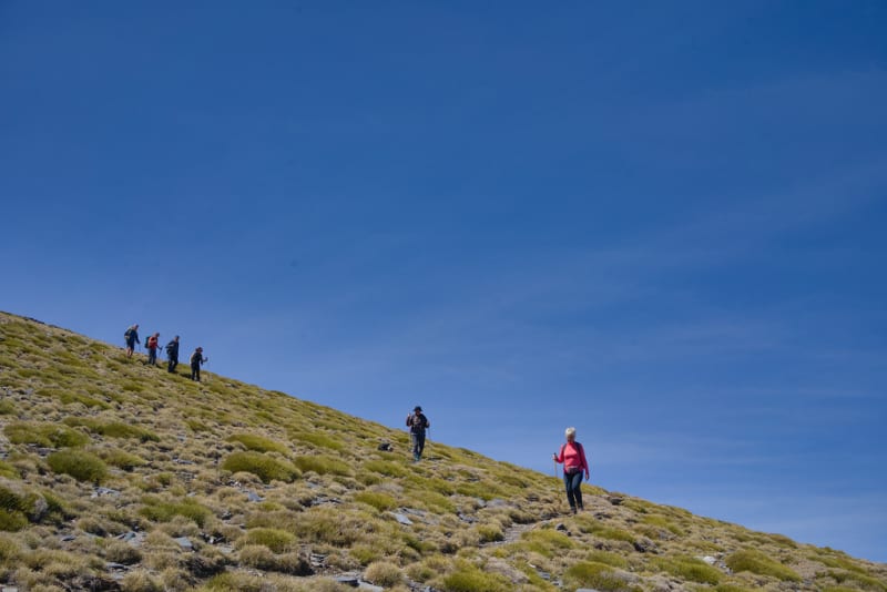 Ascent of Morron Sanuanero, Sierra Nevada