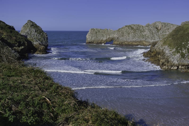 Delightful coastal scenery at the Mirador de Berellin