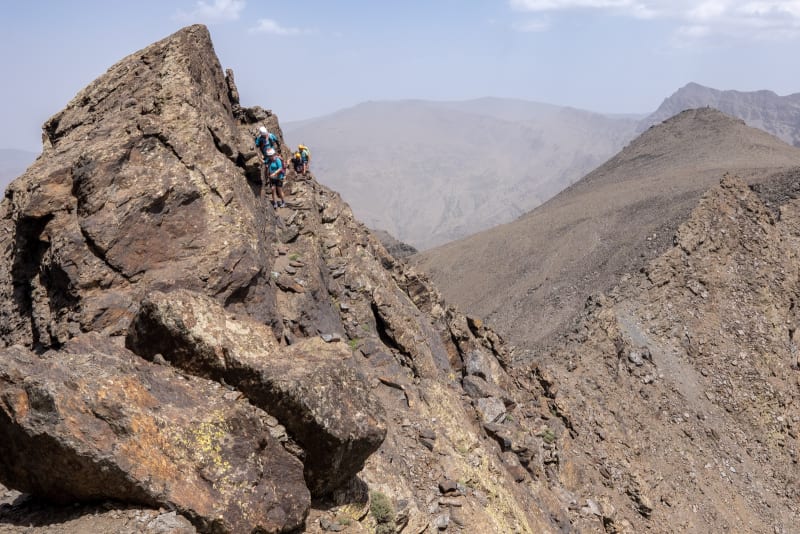 Nearing the summit of Salon before the Col del Veleta