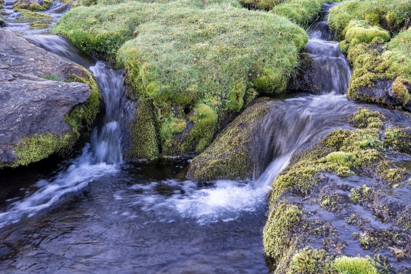 Streams coming down from Laguna Misterioso