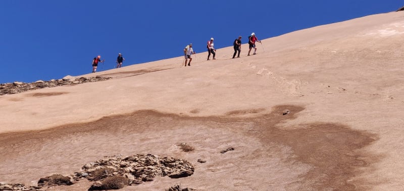 Approaching the blackspot