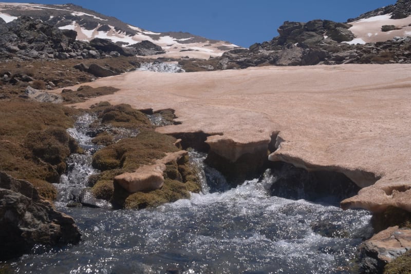 The river just before the lake