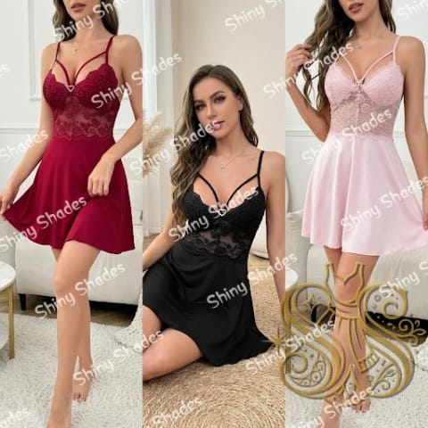 Heart Lace Babydoll — Nightwear