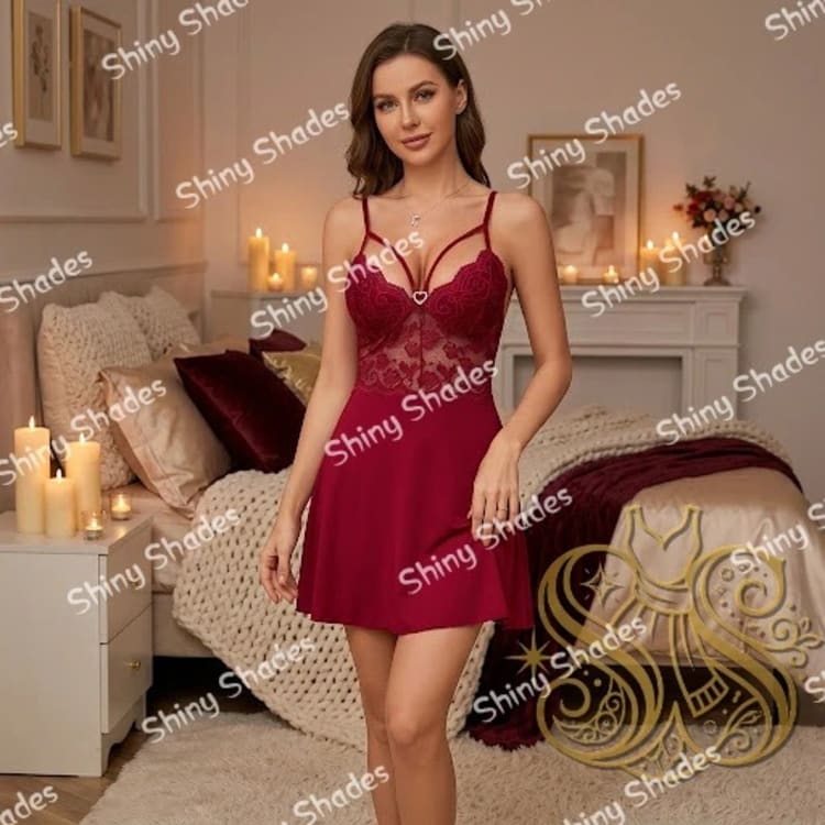 Heart Lace Babydoll — photo 2 | Shiny Shades