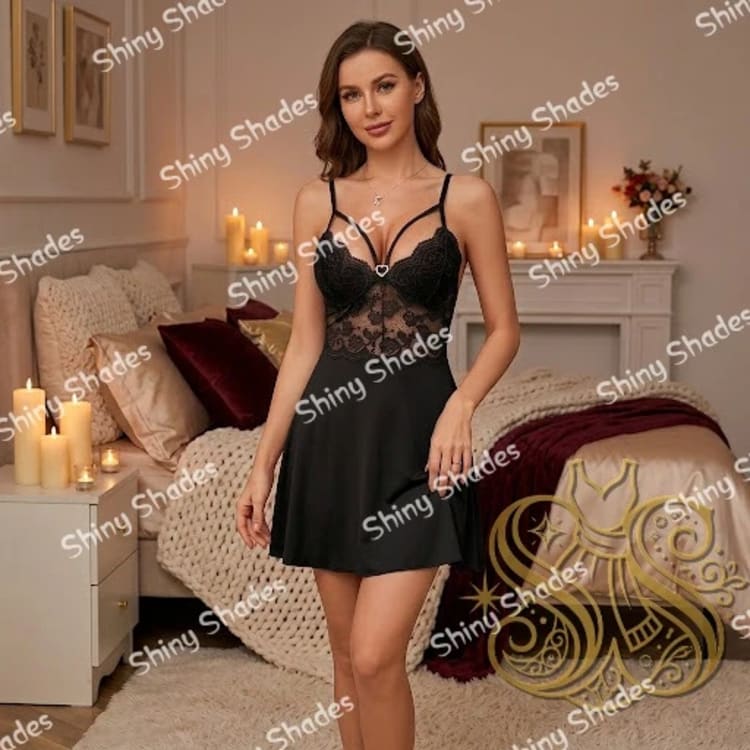 Heart Lace Babydoll — photo 4 | Shiny Shades
