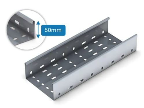 Kabelbane - høyde 50mm