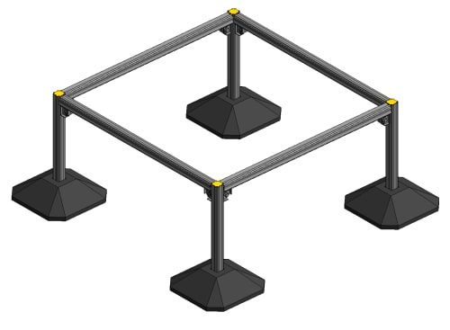 siMetrix gridramme Varmforsinket/HCP