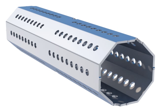 Skjøtestykke åttekantet PK F 80