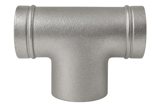Reduksjons T-rør galvanisert