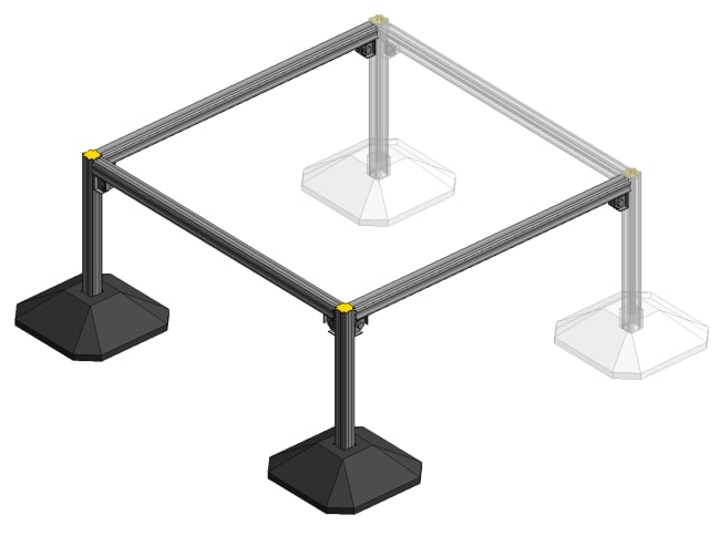 siMetrix gridramme påbygg Varmforsinket/HCP