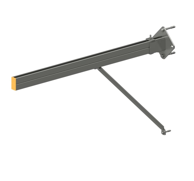 Veggkonsoll-41D-HCP m/støtte 1400mm 0-1,25kN