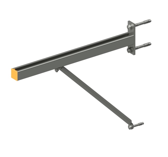 Veggkonsoll-41m/støtte 500mm 1-3kN
