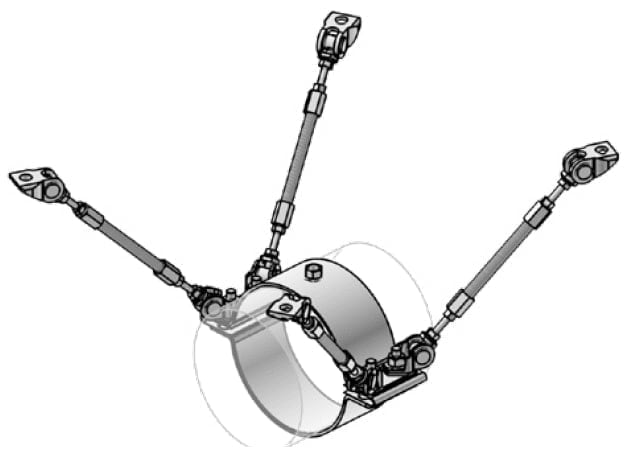 Fastpunkt DN250 501-845mm 4,1-28,4kN