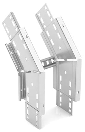 SW6 Utvendig Vertikalbøy 45° varmgalv