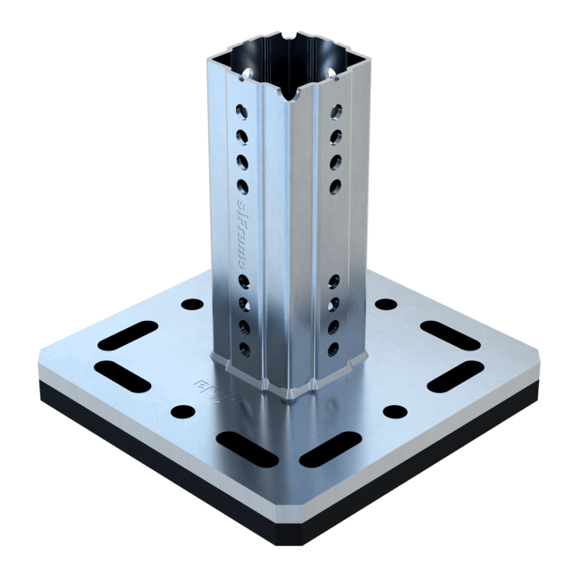 Fotplate med dempeplate SHB F 80