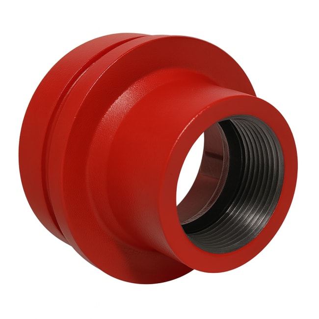 Reduksjonsadapter, rille / gjenge malt