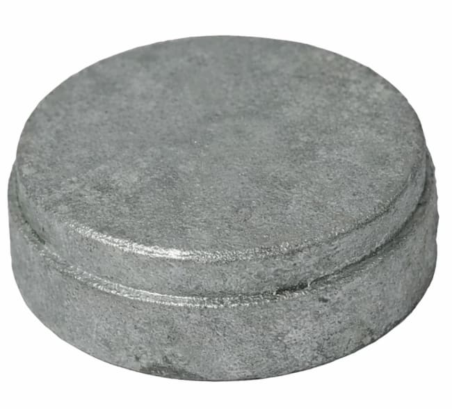 Endestykke galvanisert