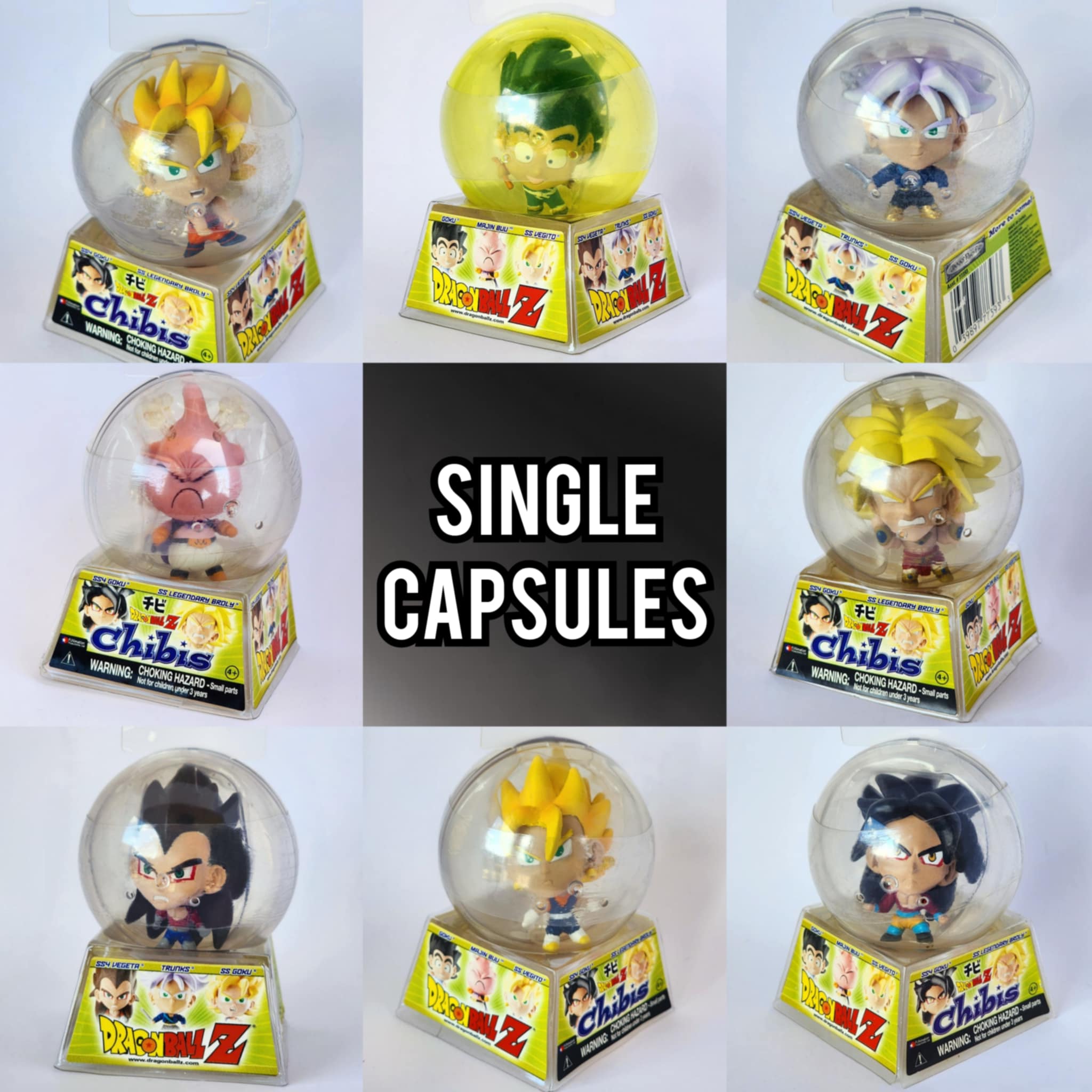 Jakks Pacific Dragonball,Z,GT Chibis Checklist | DragonBall