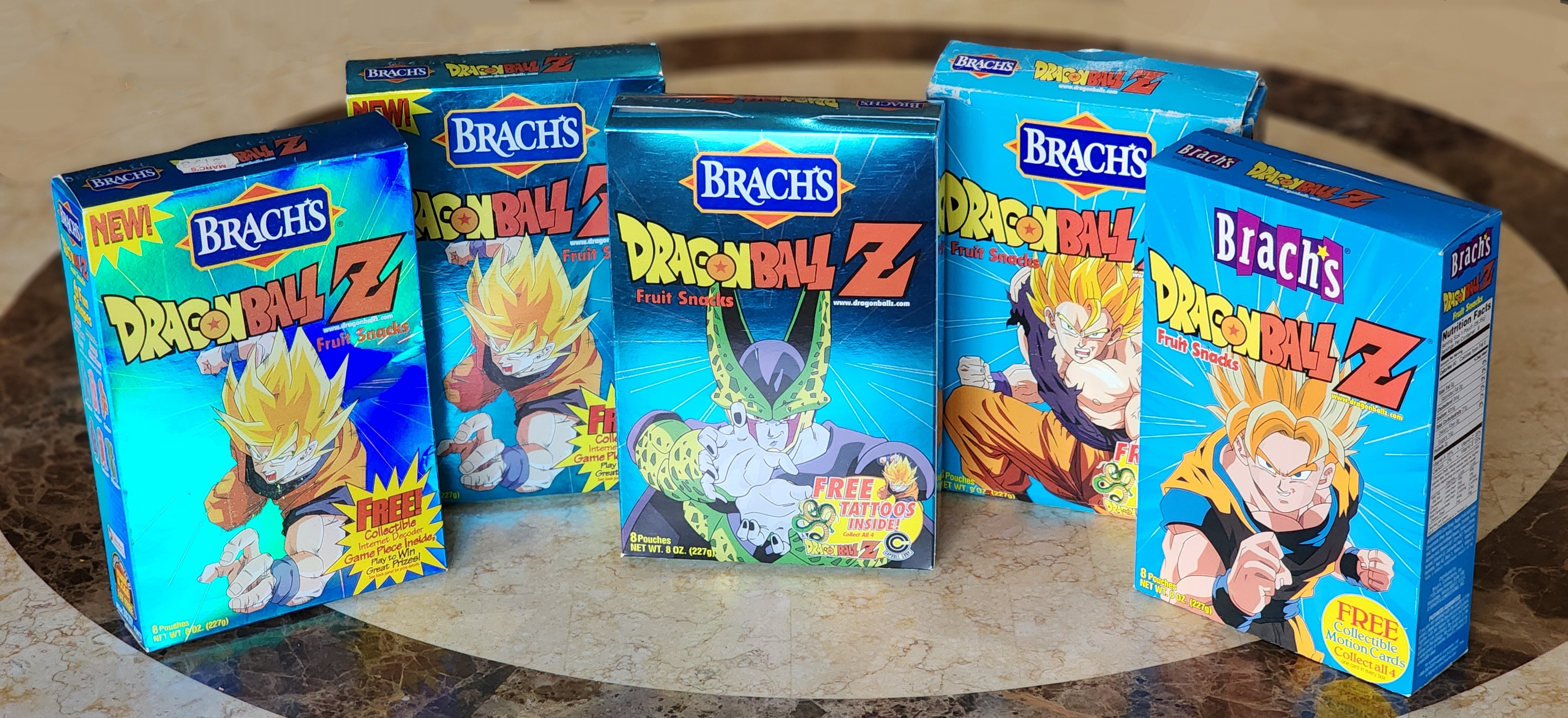 Brach's Dragonball Z Fruit Snacks (2000-2002) | DragonBall Brach's Dragonball Z Fruit Snacks (2000-2002) | DragonBall