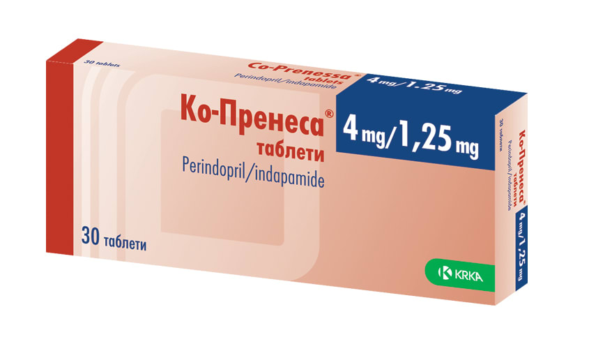 Ко-Пренеса таблети 30 х 4 мг/1,25 мг