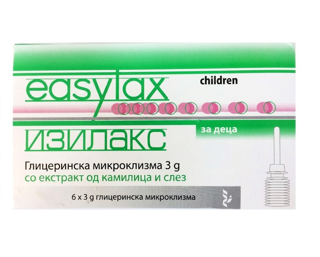 Easylax клизми за деца 6 х 3 г