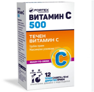 Витамин Ц 500 Х 12 кесички со течност