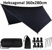 Tarp- Regnbeskytter diagonal