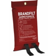 Brannteppe 120 x 120 cm Silikonbelegg