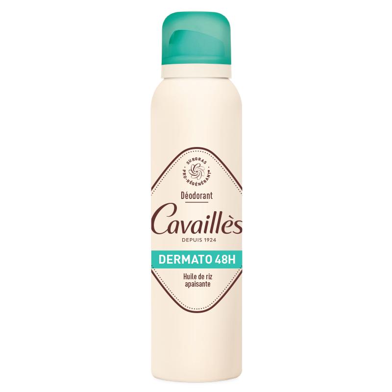 Cavaillès Déodorant Dermato Spray 48H - Huile de Riz