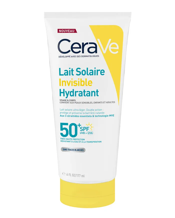 CERAVE LAIT SOLAIRE INVISIBLE HYDRATANT SPF 50+ 75 ML