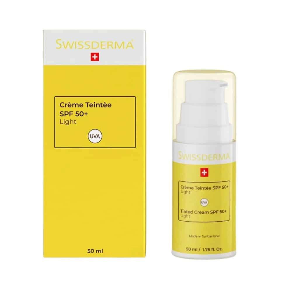 SWISSDERMA CREME TEINTEE SPF 50+ TEINTE CLAIR