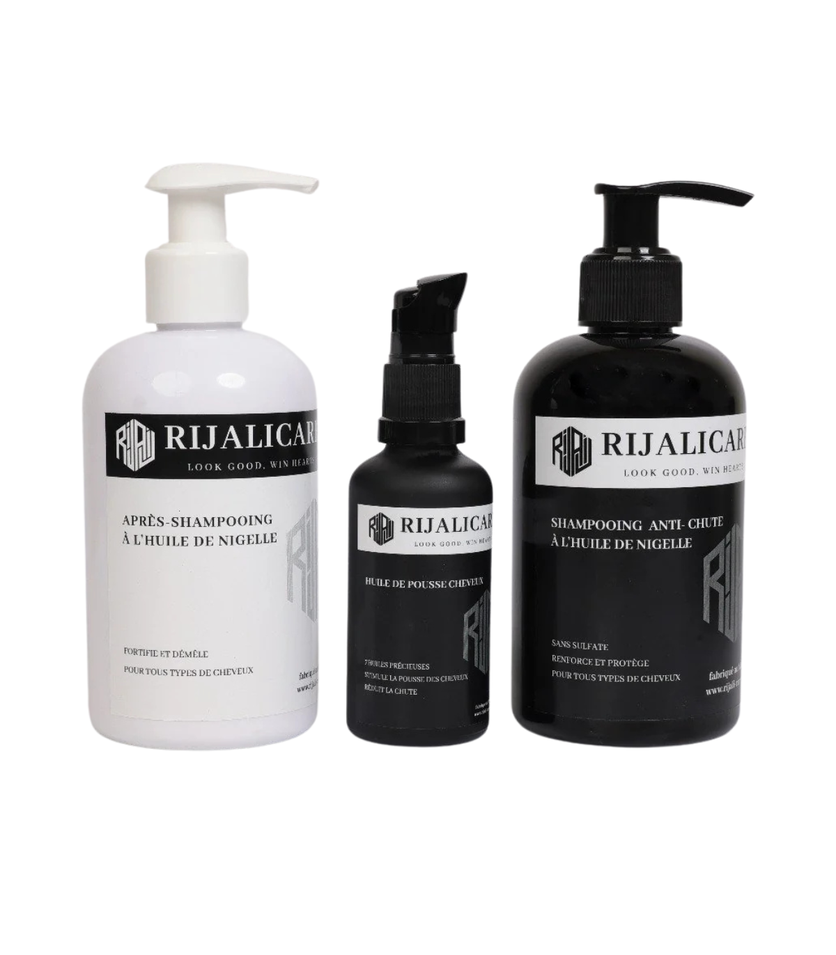 RIJALICARE - Pack Cheveux Anti-Chute à l’Huile de Nigelle