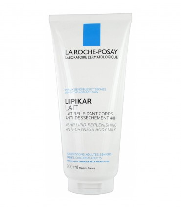 La Roche-Posay Lipikar Lait Anti-Dessèchement Peau Sèche et Sensible | 200ml