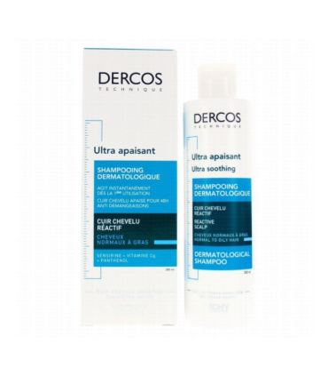 VICHY - DERCOS ULTRA APAISANT CHEVEUX NORMAUX À GRAS