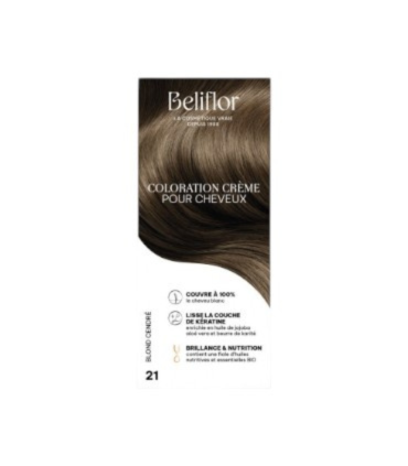 BELIFLOR - COLORATION N° 21 BLOND CENDRÉ 135ML