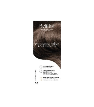 BELIFLOR - COLORATION N° 5 CHATAIN CLAIR 135ML
